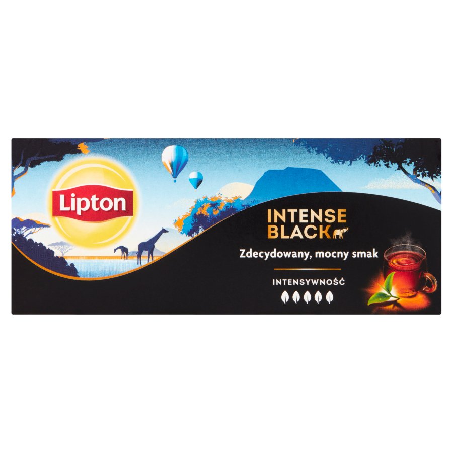 LIPTON Intense black 25pk 58g – Mobec AS