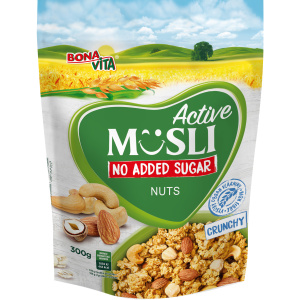 Bonavita müsli pähklitega, ilma isatud suhkruta 300 g