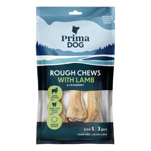 PrimaDog Rough Chews närimiskont lammas-jõhvikas S,10cm,105g