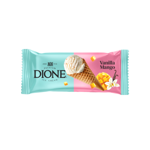 DIONE vanillijäätis mango-passioni ja chia seemnetega vahvlikoonuses 130 ml
<br>
<br>
<b>NB!Toodet saab osta vaid ise järgi tulles. </b>
