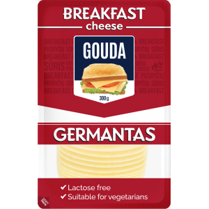 Juust "Germantas Gouda"  45% rasva kuivaines 300g