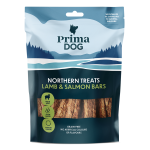 PrimaDog Northen Treats maius lambaliha-lõhe 150g