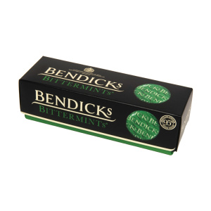 Bendick's tume šokolaad piparmünditäidisega 200g SOODUS! Parim enne: 30.10.25