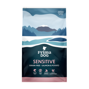 PrimaDog GrainFree täistoit  lõhe-kartul kõikidele täiskasvanud koertele 3kg SOODUS! Parim enne: 23.12.25
