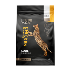 PrimaCat GrainFree täistoit täiskasvanud kassidele kanalihaga 1,4kg