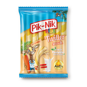 Värsked rebitavad juustupulgad "PikNik" Kids Twiller, 40% rasva kuivaines 160g