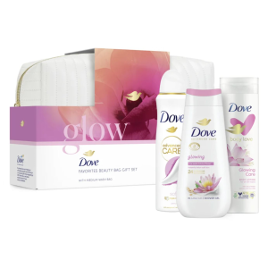 DOVE naiste kinkekpakk (dg+losj+DEO) ja kosmeetikakott