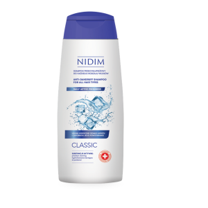 NIDIM kõõmavastane šampoon kõikidele juuksetüüpidele CLASSIC 300 ML