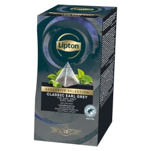 LIPTON Must tee Earl Grey 25x1,8g(püramiid,fooliumis)
