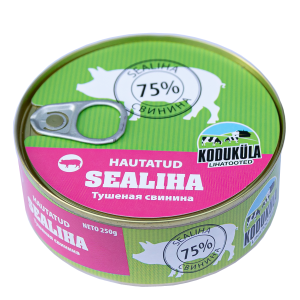 Koduküla hautatud sealiha 250g / lihasisaldus 75%