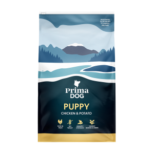 PrimaDog täistoit kana-kartul kutsikatele 3kg SOODUS! Parim enne: 07.02.26