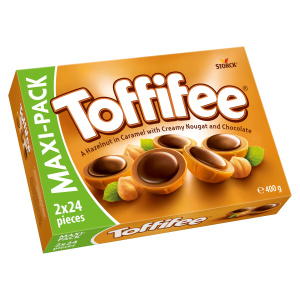 Toffifee sarapuupähkel karamellis nugatikreemi ja šokolaadiga 400g