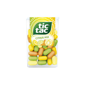 TIC-TAC Citrus Mix 18 g SOODUS! Parim enne: 24.06.26