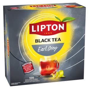 LIPTON Must tee Earl Grey 100 x 2 g (fooliumis)
