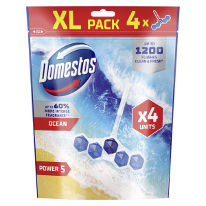 DOMESTOS wc-värskendaja OCEAN 4x50 G