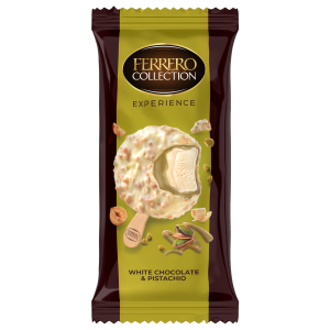 Ferrero Collection pistaatsiajäätis valges šokolaadiglasuuris 60 ml
<br>
<br>
<b>NB!Toodet saab osta vaid ise järgi tulles. </b>