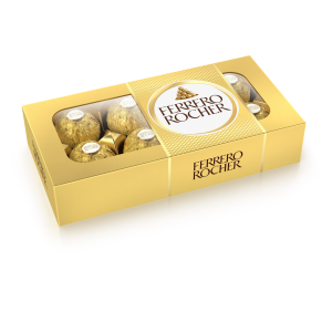 ROCHER Pähkli-piimašokolaadiga krõbe maiustus kreemitäidise ja pähklisüdamega 100g SOODUS! Parim enne: 06.06.26