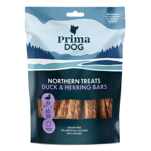 PrimaDog Northen Treats maius pardiliha-heeringa 80g SOODUS! Parim enne: 13.09.26