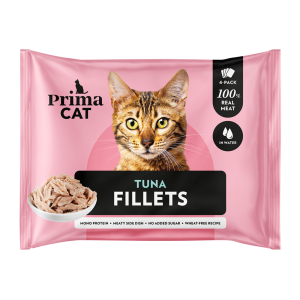 PrimaCat Fillets Tuunikala vees 4 x 50 g