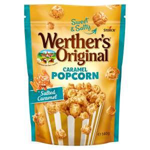 Werther´s original popcorn Salted caramel 140 g SOODUS! Parim enne: 30.11.26