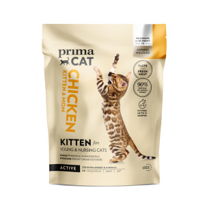 PrimaCat täistoit kassipoegadele kanalihaga 400g SOODUS! Parim enne: 05.11.26