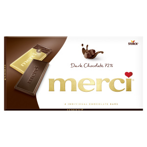 Merci Tume šokolaad 72% 100g SOODUS! Parim enne: 01.11.26