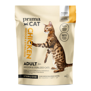 PrimaCat täistoit steriliseeritud kassidele kanalihaga 1,4kg SOODUS! Parim enne: 27.01.27